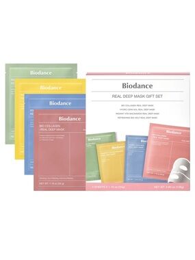 Brand New Biodance Real Deep Mask Gift Set - 4 Masks